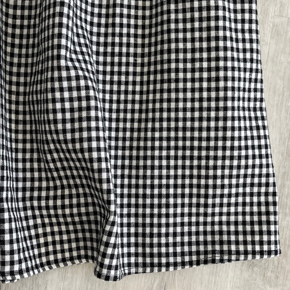 Tuckernuck Pomander Place‎ Abigail Gingham Plaid Black White Dress Womens Medium - Picture 14 of 14